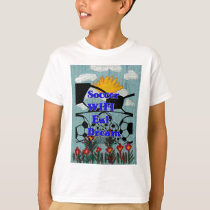 Fußball WIFI essen Traum - Spaß Sport Kunst drucke T-Shirt