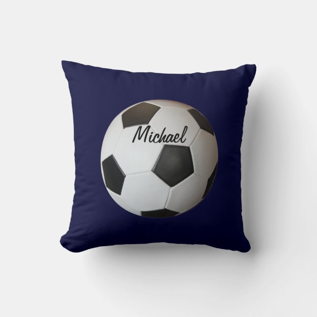 Fußball-Wurfs-Kissen Kissen (Vorderseite)