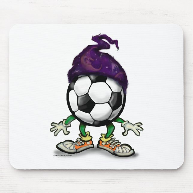 Fußball-Zauberer Mousepad (Vorne)