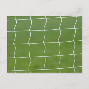 Fußball-Zielnetz Postkarte