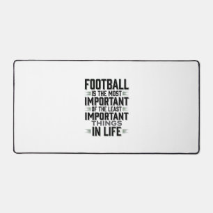 Fußball-Zitat Vintage-Typografie-Shirt-Design_1 Schreibtischunterlage
