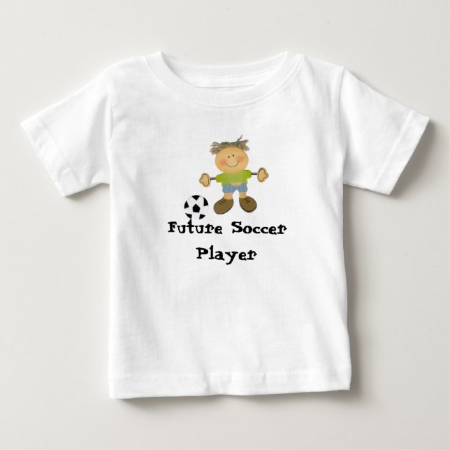 Fußball, zukünftiger Fußball-Spieler Baby T-shirt (Vorderseite)