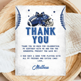 Fußball zum Geburtstag Danke, Karte