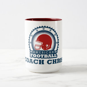 Fußball-Zweifarben-Kaffeetasse Zweifarbige Tasse