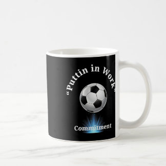 Fußballarbeit kaffeetasse