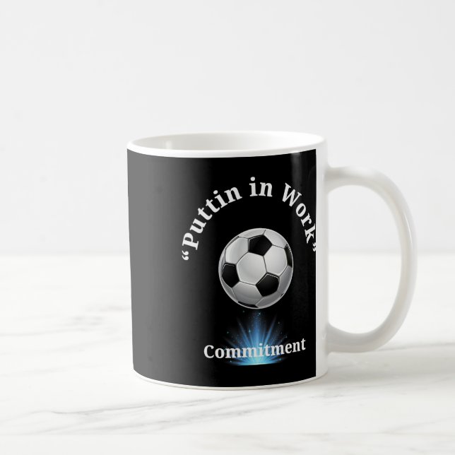 Fußballarbeit  kaffeetasse (Rechts)