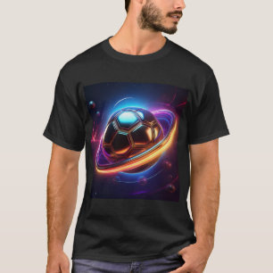 Fußballball als Saturn-Planet, Phantastisches Spor T-Shirt