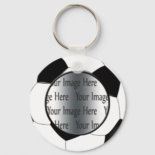 Fußballball-Foto Schlüsselanhänger