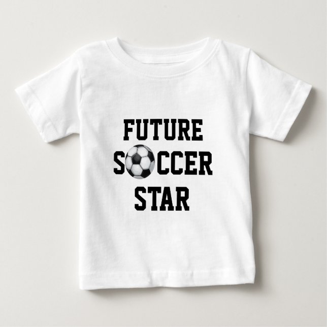 Fußballball, Fußballstar Baby T-shirt (Vorderseite)