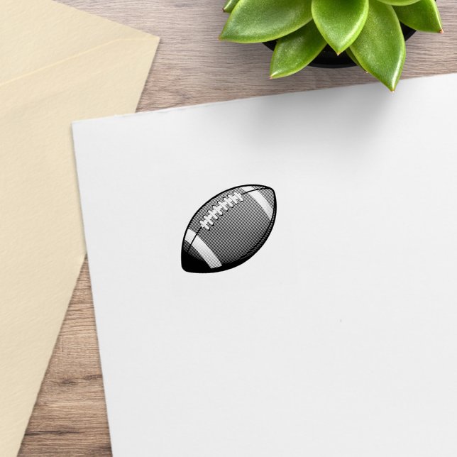 Fußballball Gummistempel (Von Creator hochgeladen)