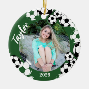 Fußballball Keepake Keramik Ornament