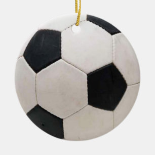 Fußballball-Ornament Keramikornament