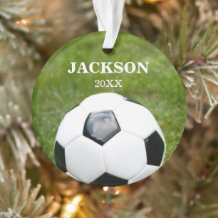 Fußballball Personalisiert Ornament