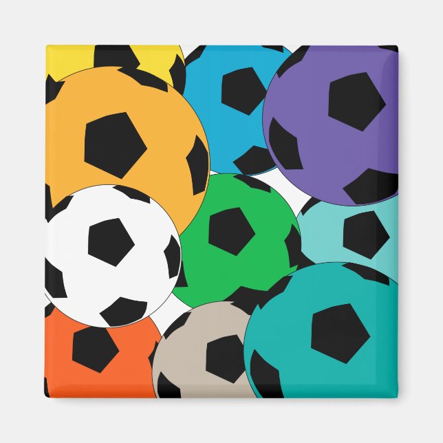 Fußballbälle Magnet (Vorne)