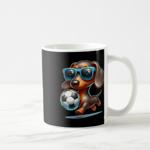 Fußballbegeisterter Wiener Hund Design Für Enthusi Kaffeetasse