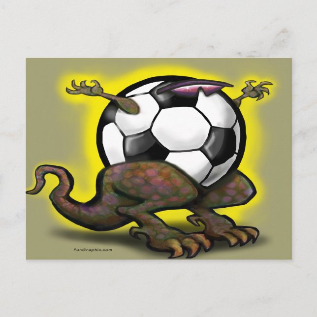 Fußballbestie Postkarte (Vorderseite)