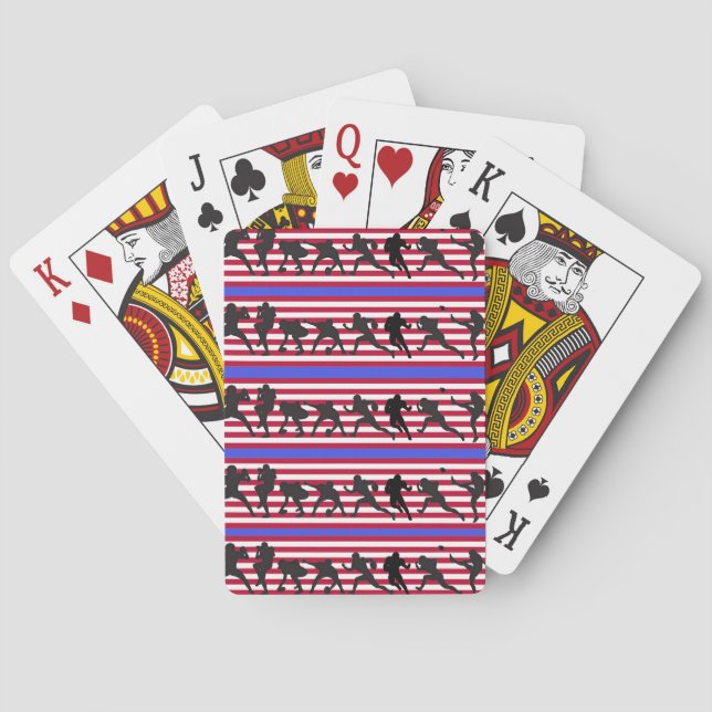 Fußballbild für Kartenspielen Spielkarten (Rückseite)