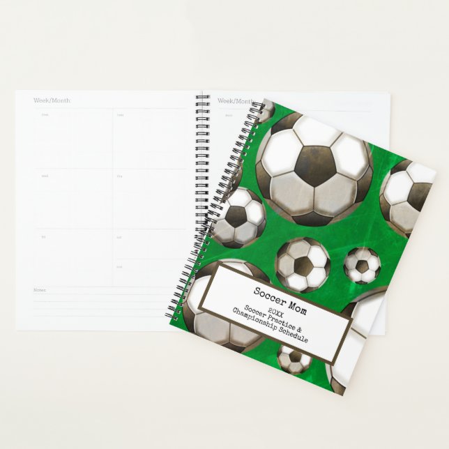 Fußbälle | Green Field Soccer Mama | Praxis Planer (Anzeige)