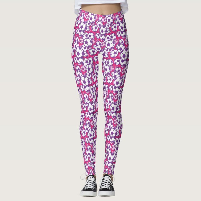 Fußbälle Leggings (Vorderseite)