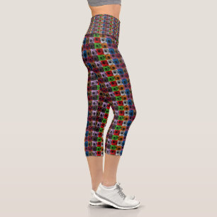 Fußbälle Pop Art, Capri Leggings