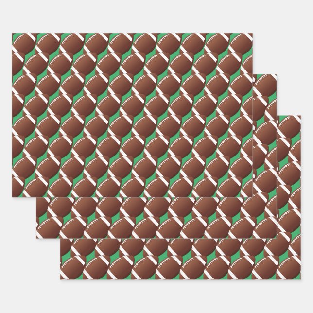 Fußbälle Sport Design Wrapper Sets Geschenkpapier Set (Set)