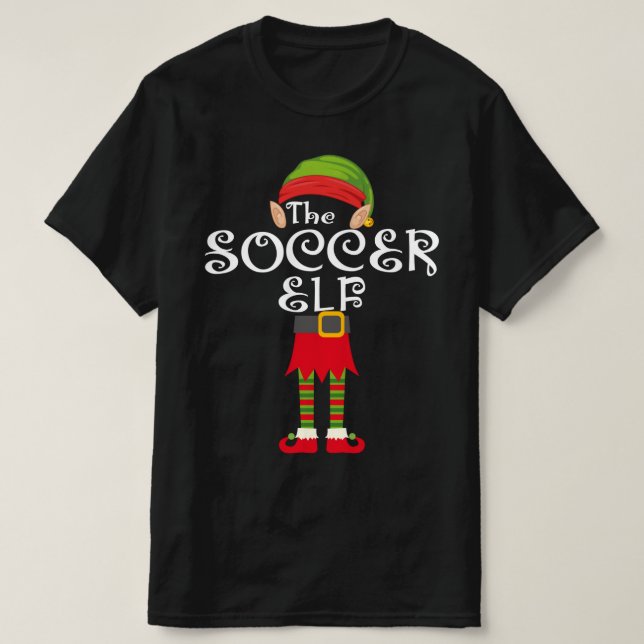 Fußballfamilie passend zu Weihnachten T-Shirt (Design vorne)
