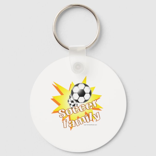 Fußballfamilie Schlüsselanhänger (Vorderseite)