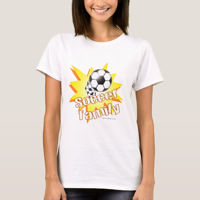 Fußballfamilie T-Shirt (Vorderseite)