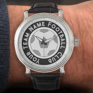 Fußballfan oder Fußballanhänger Armbanduhr