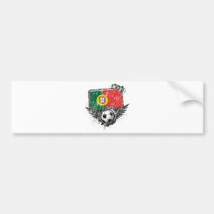 Fußballfan Portugal Autoaufkleber