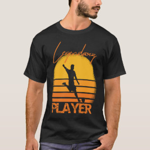 Fußballfans retro motif Legendary Player Sprichwor T-Shirt