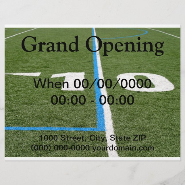 Fußballfeld 1 flyer (Vorne)