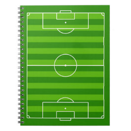 Fußballfeld / Fußball-Sportteam-Schule Notizblock