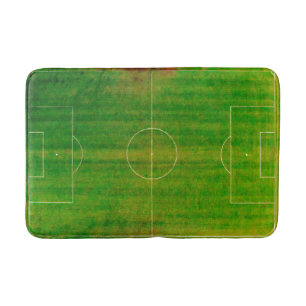 Fußballfeld / Fußballplatz (Stil Nr. 2) Badematte