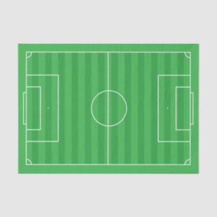 Fußballfeld Seidenpapier
