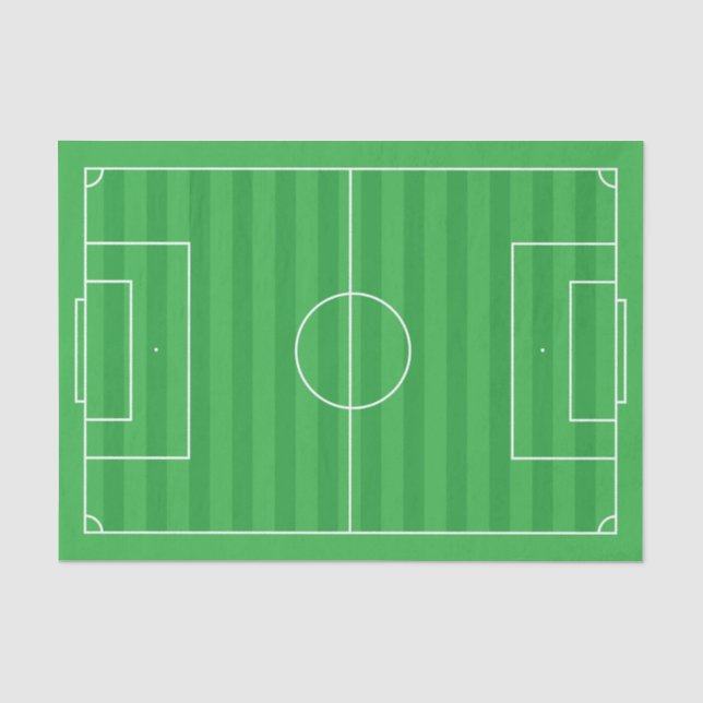 Fußballfeld Seidenpapier (Vorderseite)