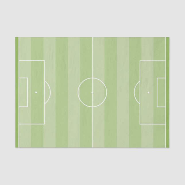 Fußballfeld Seidenpapier (Vorderseite)