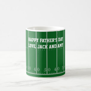 Fußballfeld-Tasse Kaffeetasse