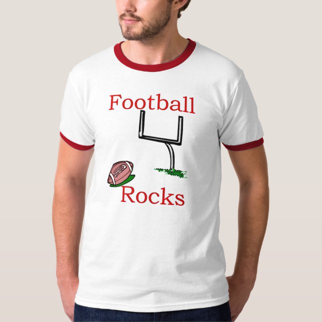Fußballfelsen T-Shirt (Vorderseite)