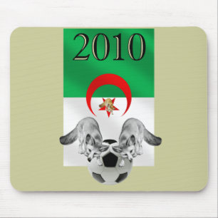 Fußballflagge 2010 Algeriens Les Fennecs Mousepad