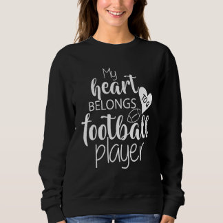 Fußballfreundin Fußballfreund Paare für Fußball Sweatshirt