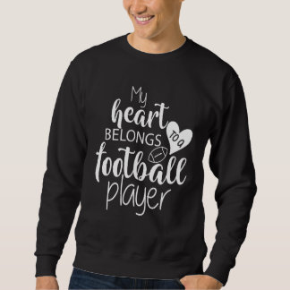 Fußballfreundin Fußballfreund Paare für Fußball Sweatshirt