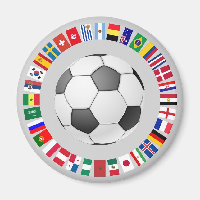 FUSSBALLFUSSER 2018 MAGNET (Vorne)
