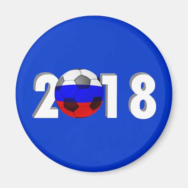 FUSSBALLFUSSER 2018 MAGNET (Vorne)