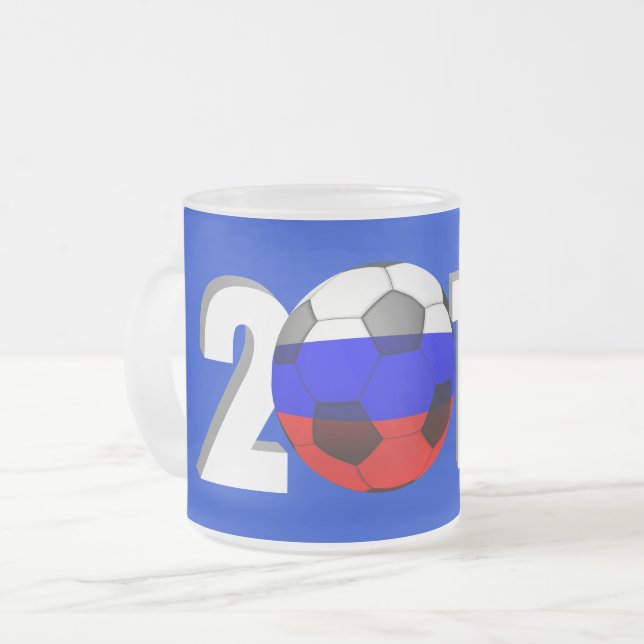 FUSSBALLFUSSER 2018 MATTGLASTASSE (Vorderseite Links)