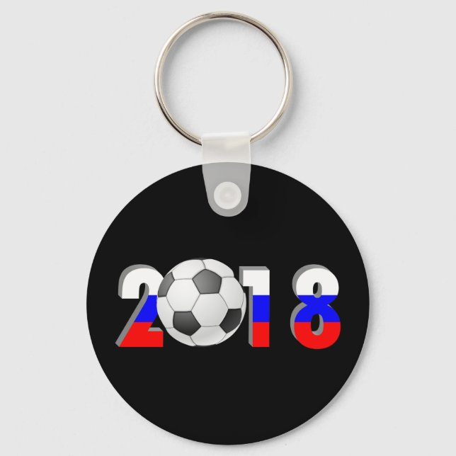 FUSSBALLFUSSER 2018 SCHLÜSSELANHÄNGER (Vorderseite)