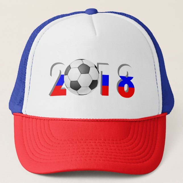FUSSBALLFUSSER 2018 TRUCKERKAPPE (Vorderseite)