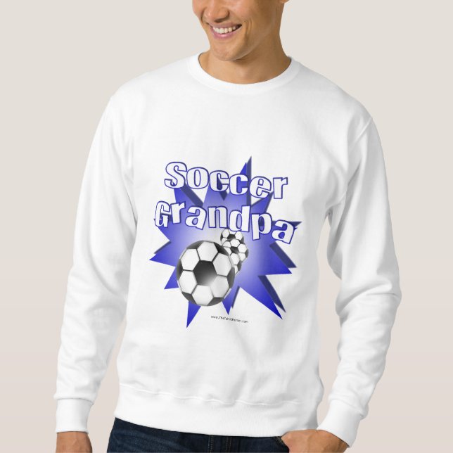 Fußballgroßvater Sweatshirt (Vorderseite)