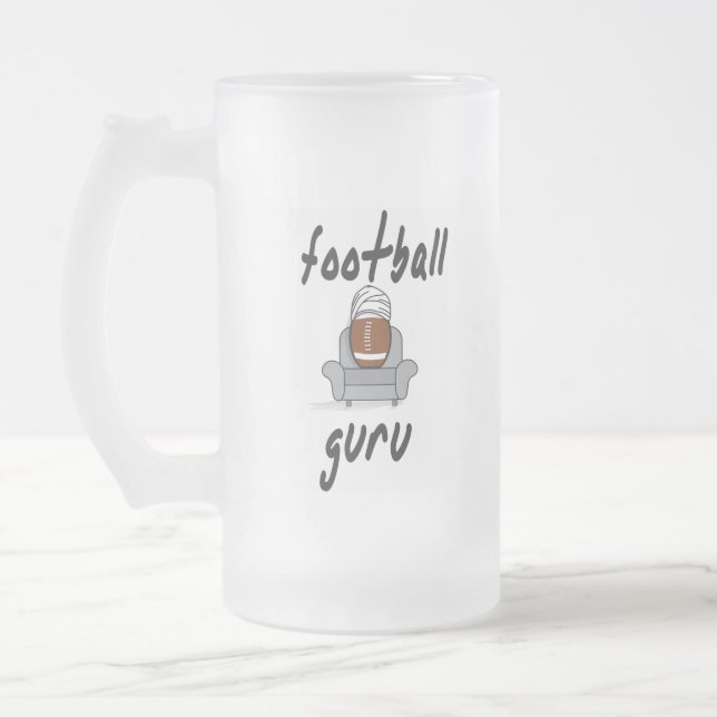 Fußballguru mattierte Tasse (Links)