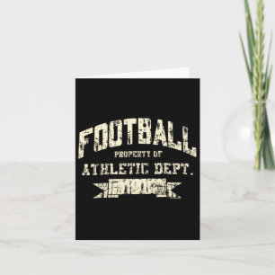 Fußballgut Athletic Dept. Fantastisches Design Karte